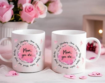 Christian Mom Mug, Faith Based Mother’s Day Gift, Bible Verse Mug for Mom, Inspirational Scripture Coffee Cup, Religious Gift for Her