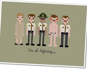 Super Troopers - The *Original* Pixel People - PDF Cross-stitch Pattern - INSTANT DOWNLOAD