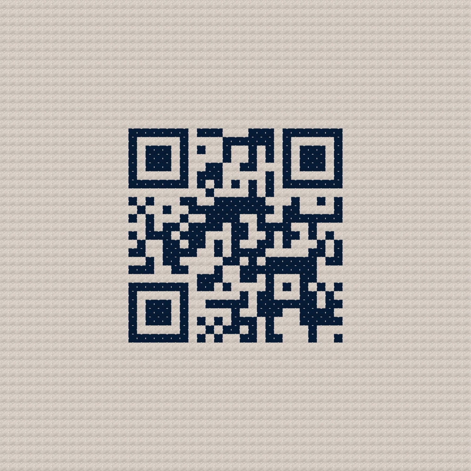 QR Code CrossStitch PDF Pattern instant download Etsy