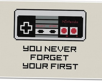 You Never Forget - Nintendo - PDF Cross-stitch Pattern - INSTANT DOWNLOAD