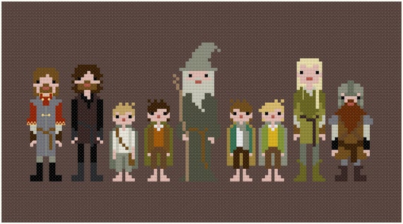 The Fellowship of the Ring the original Pixel People PDF -  in