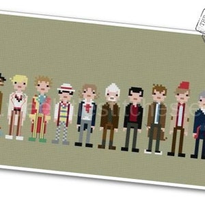 The Doctors - The *Original* Pixel People - PDF Cross-stitch Pattern - INSTANT DOWNLOAD