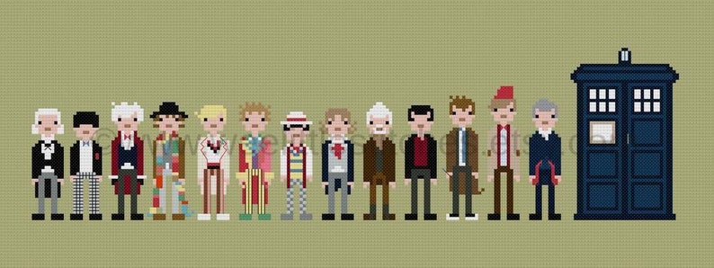 The Doctors  The Original Pixel People  PDF Cross-stitch image 2