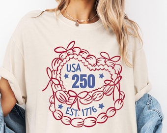 America 250 Shirt, Comfort Colors America 250th Anniversary Shirt Celebrate Our 250th Anniversary Tee United States Semiquincentennial