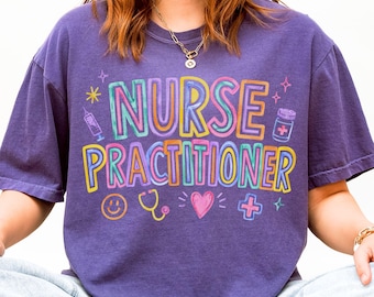 Nurse Practitioner Tshirt, Comfort Colors NP Shirt, Nurse Practitioner Graduation Gift, New NP Shirt, NP Thank You Gift