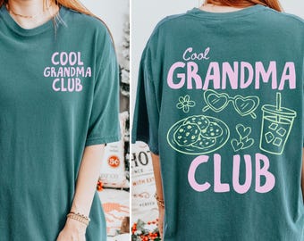 Cool Grandma T-shirt, Comfort Colors Grandma Club, Cool Grandma Tee, Grandma Gift, Mothers Day Gift