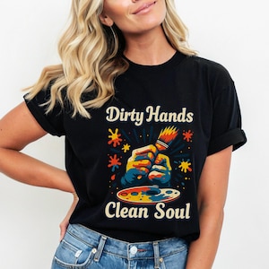 Artist Tee, Artist T-Shirt, Painting Shirt, Painting Tee, Art T-shirt, Painters&#39; Shirt