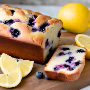 Lemon Blueberry Bread Loaf Recipe