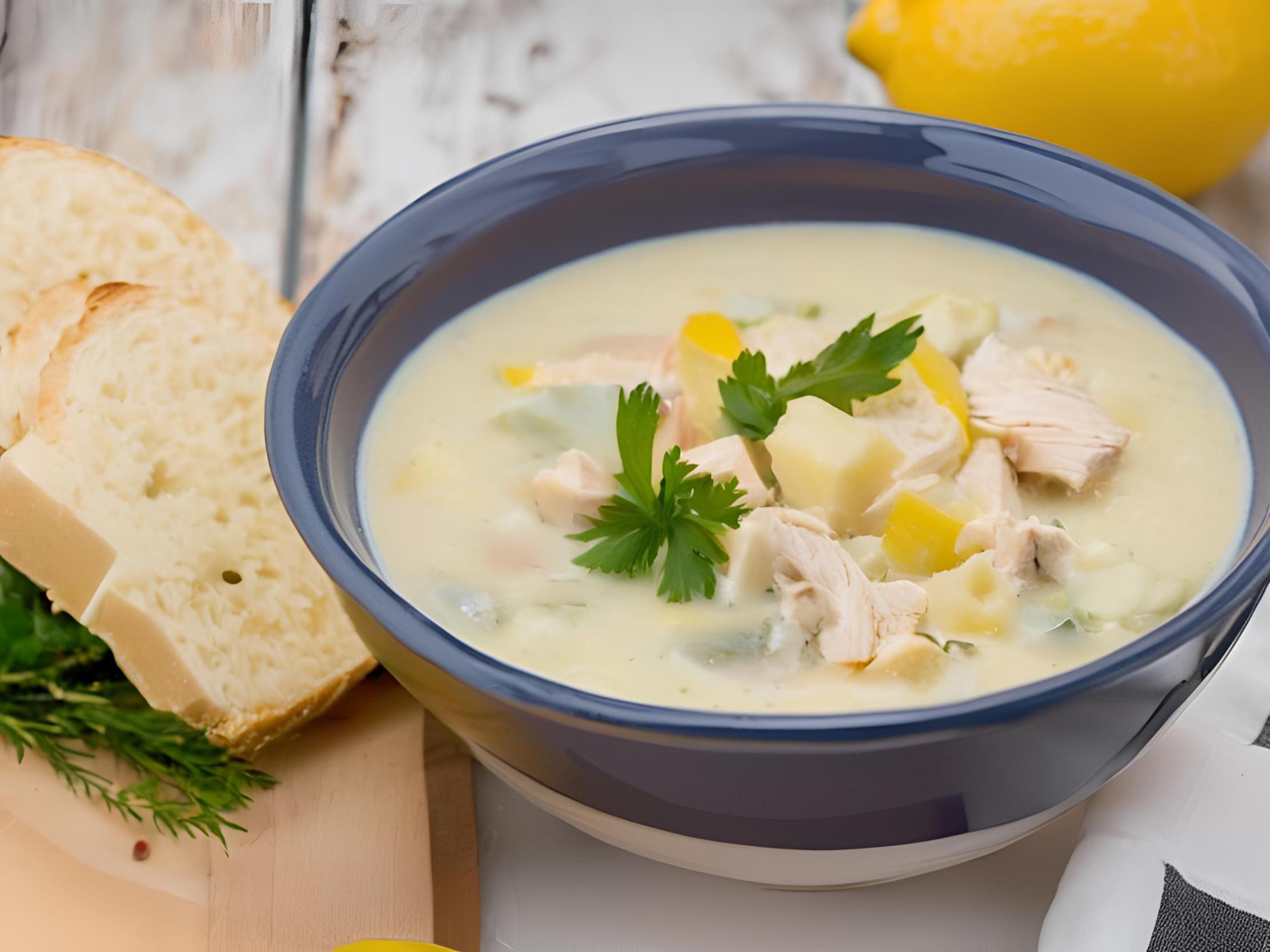 BEST Slow Cooker Lemon Chicken Chowder Recipe | Light and Wholesome Soup | Digital PDF Recipe Download