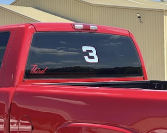 Dale 3 Decal for Truck or Car