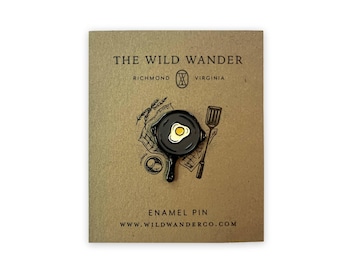 Cast Iron Skillet Enamel Pin