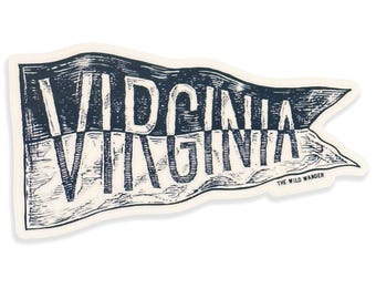 Virginia Flag Sticker