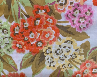 Phillip Jacobs Modern Quilting Fabric, Philip Jacobs PJ 42, Beautiful Garden Floral, OOP and Rare Fabric, FQ
