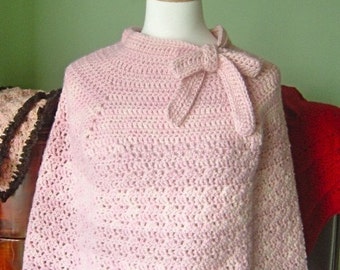 The Diana Cape - Luxurious Hand Crochet Cashmere Poncho