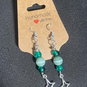 Star charm Earrings