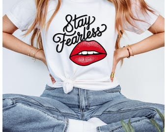 Fearless Woman Comfort Colors Shirt: Feminist Gift, Girl Power Tee