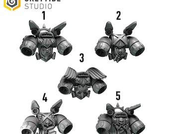 Crimson Lords | Jetpacks #1 | GreyTide Studio | Space Warriors | Tabletop | Wargaming | Grimdark | bitz