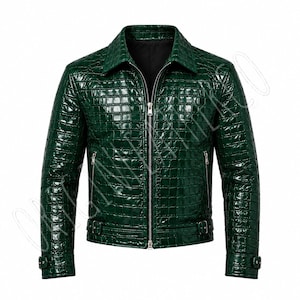 Vintage Crocodile Jacket - Etsy