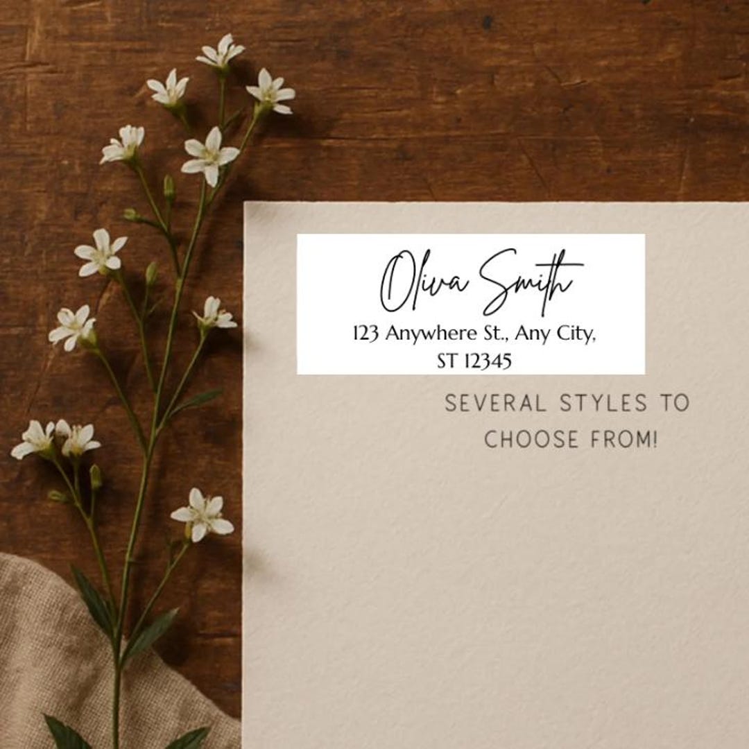 Editable Return Address Labels | Printable Stickers | Personalized ...