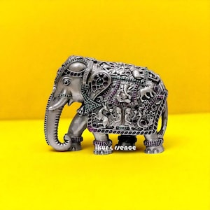 Pure Silver Elephant in Vastu Shastra ,Silver  Elephant, Hindu Pooja Gift, Silver, Pure Silver, housewarming, anniversary gifts, Home Decor