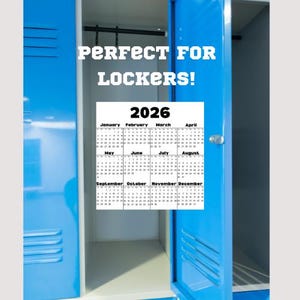 2026 Yearly Calendar Magnet | 2026 Calendar Magnet image 4