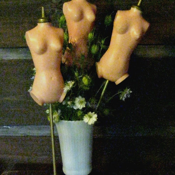 vintage MANNEQUIN  set of 3 TORSO