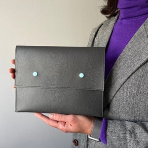 JW Sterling Organizer für Zeitschriften - Zeitschriftenhalter aus Kunstleder, Mehrere Farben, Taschen für Zeitschriften und Visitenkarten, Pioniergeschenk