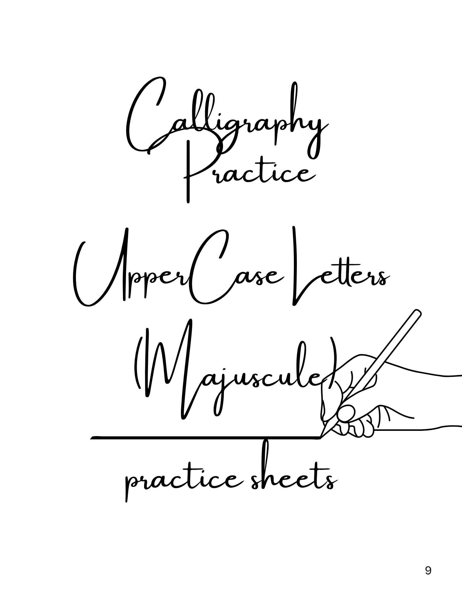 Introduction in Calligraphy Practice: Master Elegant Cursive ...