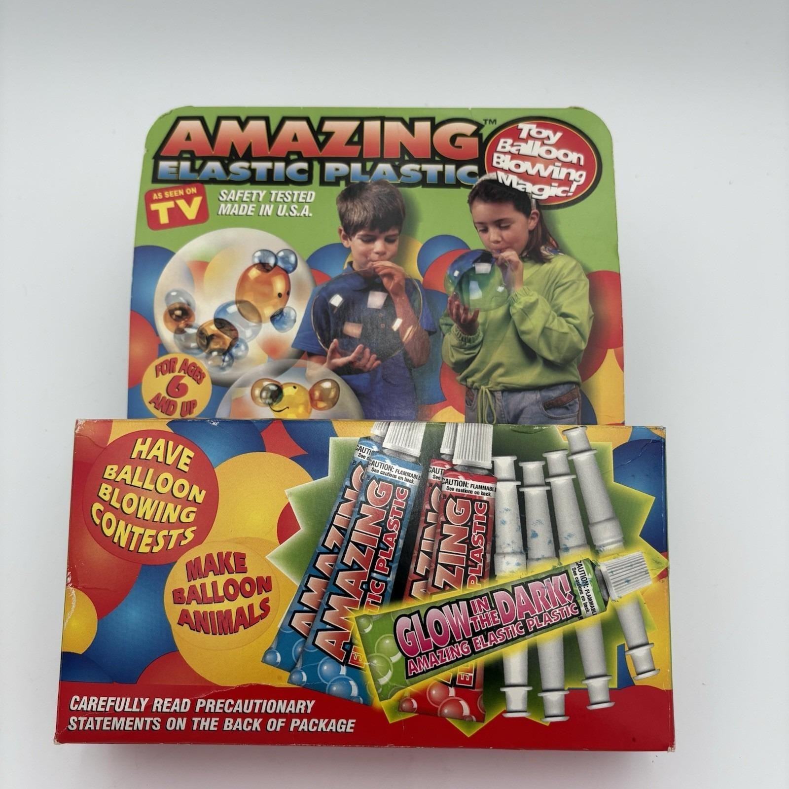 Amazing Elastic Plastic Bubble Blowing Kit New Vintage - Etsy