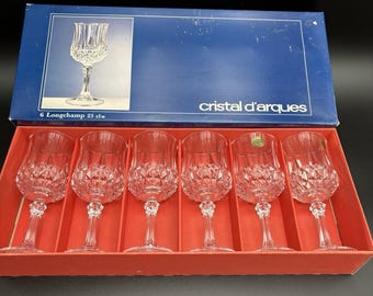 Cristal D'arques Longchamp Highball Glass: Lead Crystal Barware - Etsy