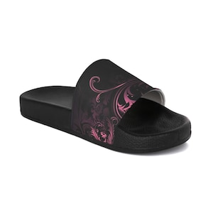 Floral Women&#39;s Slide Sandals: Comfortable Summer Footwear