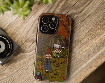 Etui Over The Garden Wall: Akcesoria do telefonu z motywem jesiennych kreskówek Wirt i Gregory