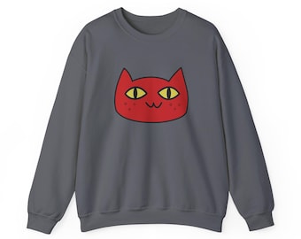 Adventure Time Marceline Red Cat Fan Art Unisex Long Sleeve Sweatshirt