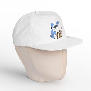 Regular Show Mordecai And Rigby &quot;OOoooo&quot; Surf Cap, Funny Cartoon For Best Friend Premium Hat, Inspired Cartoon Network Fan Eco-Friendly Gift