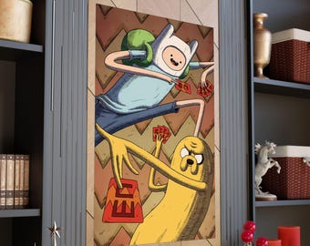 Adventure Time Print Poster: Finn und Jake Home Wandkunst