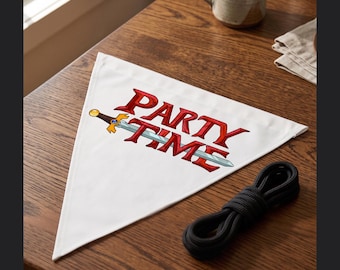 Adventure Time Birthday Party Triangle Flags 12pcs.