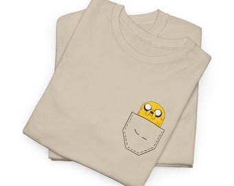 Camiseta unisex de Jake in Pocket de Hora de Aventuras, diseño personalizado, regalo para fans.