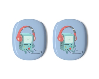 Adventure Time BMO AirPod Max Cases (AOP), Music Lover Gifts, Cartoon Design Case