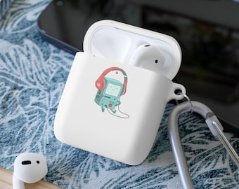 Adventure Time BMO AirPods Case, Cartoon Music Lover Cover (TPU)