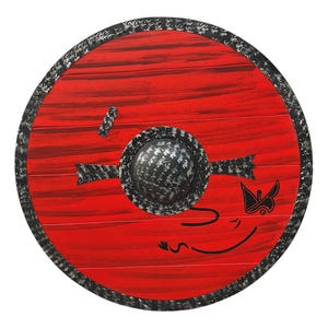 Medieval shield Ragnar Loth Brok authentic Viking shield worn by battle The Last Kingdom Cosplay Battle Ready Shield fully functional.