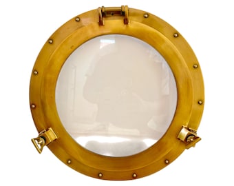 Aluminum Porthole Antique Finish Harbour Window Glass Ship Porthole Photo Frame Wall Decor.