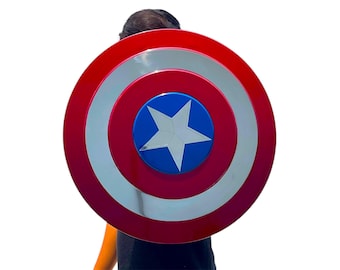 Captain America Shield Replica: Avengers Movie Prop, Medieval Armor Cosplay