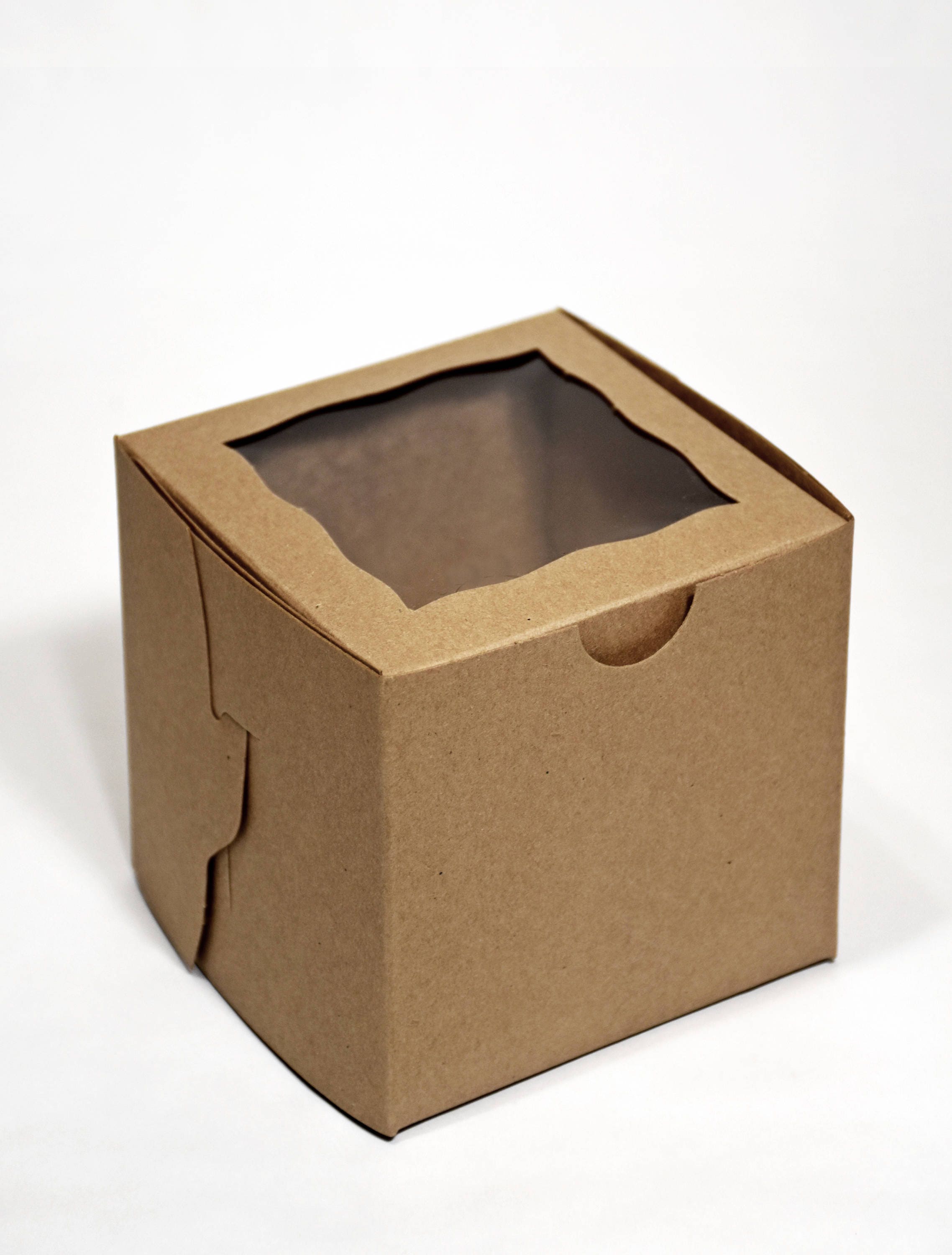 Cupcake Boxes plastic Single Individual Muffin Dome Holders Cases Lmell