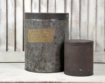 Large Vintage Chase & Sanborn Tin * antique tin * packaging * gifting * tea/coffee tin
