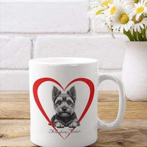 Adorable Yorkshire Terrier Mug - Perfect Gift for Dog Lovers, Coffee Lovers, Pet Lovers, Animal Lovers, Birthday Gift, Cute Mug