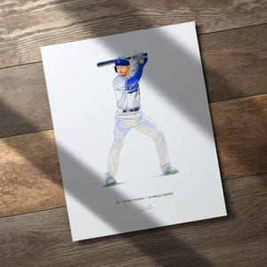 Freddie Freeman Los Angeles Dodgers Baseball 8x10 Print Poster Art