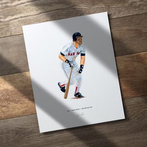 Wade Boggs v2 Boston Red Sox Baseball 8x10 Print Poster Art Illustrated