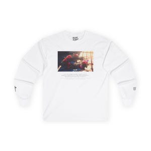 Crown of Thorns - Long Sleeve Tee | Christian Streetwear | Graphic Tee | Anime-Inspired | Jesus Apparel | Faith-based Clothing | Bible-based
