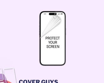 TPU Screen Protector, Case-Friendly Cut