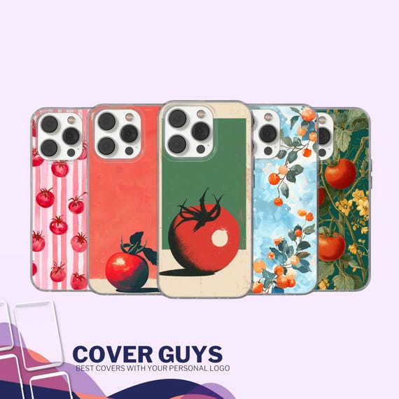 Red Tomato Phone Case, Flexible TPU Gel Cover
